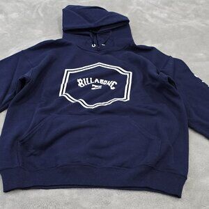 BILLABONG NAVY BLUE ACCESS PULLOVER HOODIE SWEATSHIRT MEN'S SIZE MEDIUM